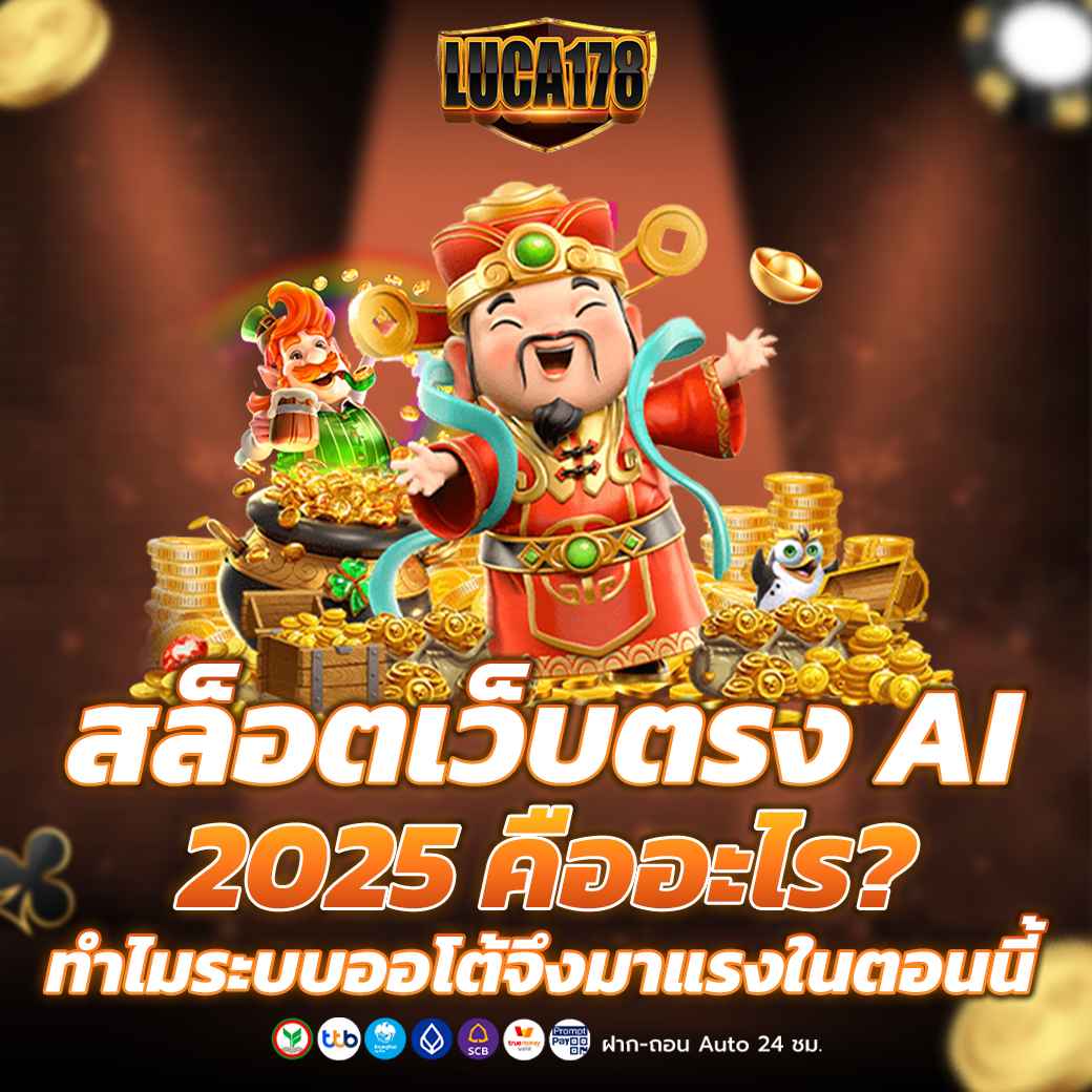 สล็อตเว็บตรง AI 2025 คืออะไร? ทำไมระบบออโต้จึงมาแรงในตอนนี้